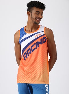 Buy Active Wear Regular Fit Vest Multicolour in Saudi Arabia