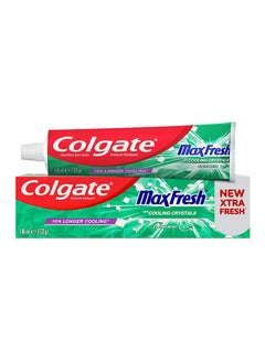 Buy Max Fresh Cooling Crystals Clean Mint Gel Toothpaste White 100ml in UAE
