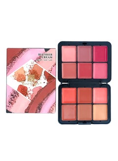 Buy 12-Color Blusher Creamy Multicolour in Egypt