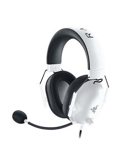 اشتري Razer BlackShark V2 X Gaming Headset: 7.1 Surround Sound - 50mm Drivers - Memory Foam Cushion - for PC, Mac, PS4, PS5, Switch, Xbox One, Xbox Series X|S, Mobile - 3.5mm Audio Jack - White في الامارات