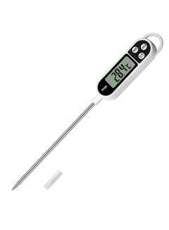 اشتري Digital Instant Read Meat Thermometer White 2.00 x 7.00 x 0.05cm في مصر