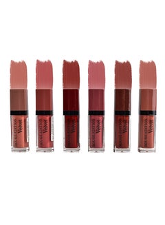 Buy 6-Piece Rouge Edition Velvet Lip Gloss Multicolour in Saudi Arabia