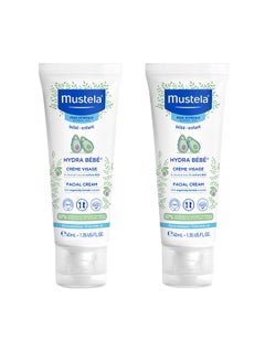 Buy Pack Of 2 Hydra Bebe Baby Facial Skin Cream - 40ml in UAE