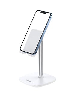Buy Angle Adjustable Phone stand, Flexible Phone holder, Adjustable Mobile Stand Cell Phone Mount Compatible With iPhone Most Phones, iPhone 15 Pro/Pro Max, Samsung Galaxy, Tablet/iPad White in Egypt