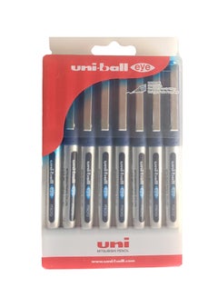 Buy Eye Roller Ball Pens Set 0.5mm Blue/Silver in UAE