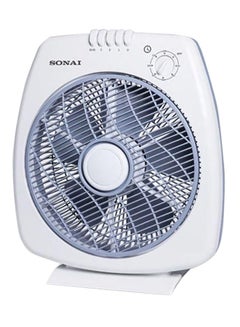 Buy 12-Inch 3 Speeds Rotating Grill Fan mar-3012 White in Egypt