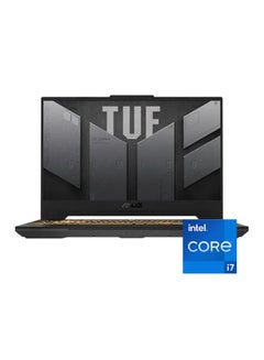 اشتري لابتوب TUF F15 طراز FX507ZC-HN028W للألعاب بشاشة مقاس 15.6 بوصة بدقة كاملة الوضوح 1920x1080ومعدل تحديث 144 هرتز ونسبة الارتفاع إلى العرض 16:9 ومعالج I7-12700H/ذاكرة رام 16 جيجابايت/محرك أقراص SSD سعة 512 جيجابايت بمنفذ PCIE G3/بطاقة رسومات إنفيديا جيفورس RTX 3050/كاميرا ويب بدقة عالية الوضوح/نظام تشغيل ويندوز 11 هوم/إصدار عالمي الإنجليزية/العربية رمادي جايجر في الامارات