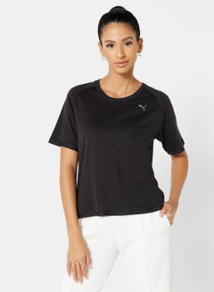 Buy Studio Tri Blend Relaxed T-Shirt Black in UAE