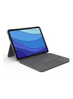 Buy Combo Touch iPad Pro 11 inch 1st, 2nd, 3rd gen 2018, 2020, 2021, Detachable Backlit Keyboard, Click Anywhere Trackpad, Smart Connector, QWERTY Arabic Grey, Graphite, 920-010135 in Saudi Arabia