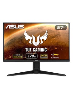 Buy TUF VG27AQ1A Gaming Monitor 27-inch WQHD (2560x1440), IPS Panel Technology, 1ms Response Time, 170Hz Refresh Rate, HDR10, G-SYNC Compatible, FreeSync Premium, Built-in Speakers Black in Saudi Arabia