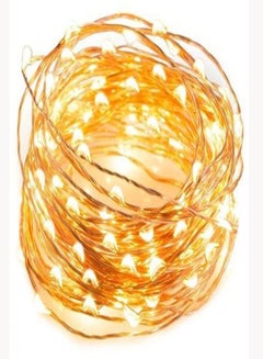 Buy 100 LEDs 10M String Lightss Yellow in Saudi Arabia