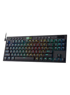 Buy Redragon K622 Horus TKL RGB Mechanical Keyboard, Ultra-Thin Designed Wired Gaming Keyboard w/Low Profile Keycaps, Dedicated Media Control & Linear Red Switch, Pro Software Supported in Egypt