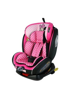 Buy 4-In-1 360° Rotation Minnie Mouse Baby/Kids Car Seat, Suitable from 0 months to 12 years, Upto 36kg in Saudi Arabia