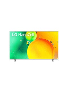 Buy 65-Inch NanoCell TV NANO77 Series Cinema Screen Design 4K Active HDR WebOS22 With ThinQ AI (2022) 65NANO776QA Black in UAE