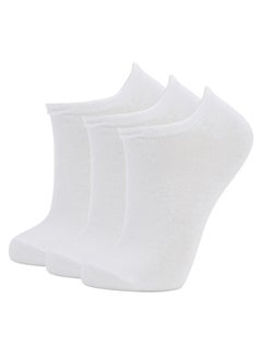 Buy Casual Plain Basic Socks White in Egypt