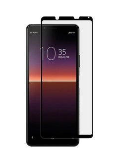 Buy Sony Xperia 10 IV Screen Protector 3D Full Coverage Crystal Clear Tempered Glass 6.0 inch Clear/Black in UAE