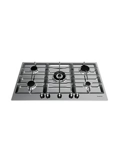 Buy Built-In Gas Hob 5 Burners Stainless Steel 90cm PK951TGH Silver in UAE