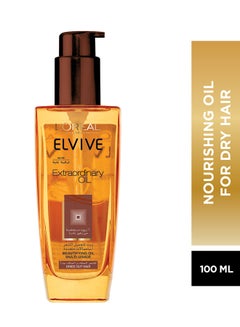 Buy Elvive Extraordinary Oil Jojoba Very Dry, Curly Hairs Clear 100ml in Saudi Arabia