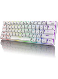 Buy RK61 Mechanical Gaming Keyboard White in UAE