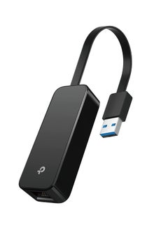 اشتري محول من USB 3.0 إلى شبكة RJ45 جيجابت إيثرنت أسود في الامارات