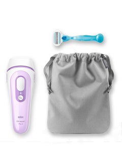 Buy Silk-Expert Pro 3  IPL 3011 laser Epilator For Women With Venus Shaver And Luxurious Bag White/Purple 500grams in UAE