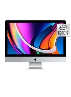 Buy iMac 2020 All-In-One Desktop With 27-Inch Display,Core i5 Processor,10th Generation/8 GB RAM/256GB SSD/AMD Radeon Pro 5300 Graphic Card/Retina Display English Silver in UAE