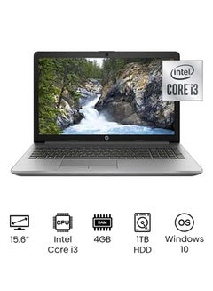 Buy 250 G7 Laptop With 15.6-Inch FHD Display, Core i3-1005G1 / 4GB RAM / 1TB HDD / W10 / intel Integrated Graphics / English/Arabic Silver in Egypt