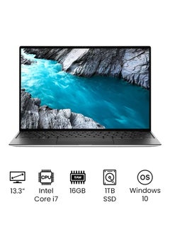 Buy XPS 9370 2-in-1 Laptop With 13.3-Inch Display, Core i7 Processor/16GB RAM/1TB SSD/Integrated Graphics//International Version Silver in UAE