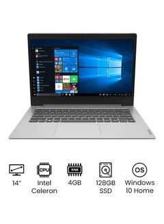 Buy IdeaPad 1 14IGL05 Laptop With 14-Inch FHD Display, Celeron N4020 Processor/4GB RAM/128GB SSD/Intel UHD Graphics 600/Windows 10 Home/International Version English Platinum Grey in UAE