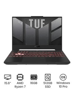 Buy TUF A15 FA507RE Gaming Laptop - 15.6" FHD, 144Hz, AMD Ryzen 7-6800H, 16GB RAM, 512GB SSD, 4GB NVidia GeForce RTX 3050Ti, Window 10 Home /International Version English Mecha in UAE