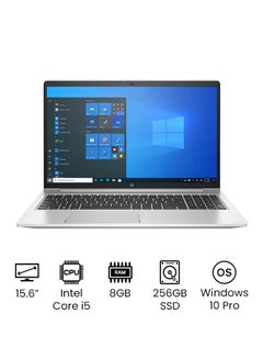 Buy ProBook 450 G8 Business Laptop With 15.6-Inch Full HD Display, Core i5-1135G7 Processer/8GB RAM/256GB SSD/Intel Iris Xe Graphics /International Version English Silver in UAE