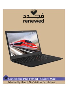 اشتري مُجدد - لابتوب ثينك باد T470s إصدار (2017) بشاشة مقاس 14 بوصة ومعالج إنتل كور i5/ الجيل السادس/ ذاكرة رام 8 جيجابايت/ محرك أقراص SSD سعة 256 جيجابايت/ بطاقة رسومات إنتل بدقة عالية الوضوح بلون أسود اللغة الإنجليزية أسود في السعودية