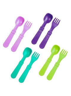 Buy 8-Piece Recycled Spoon And Fork Set in UAE