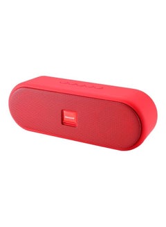 Buy Suono P200 Wireless Bluetooth Speaker Upto 15 Hours Playtime In-Built Mobile Holder Premium Stereo Sound And Deep Bass Red in UAE