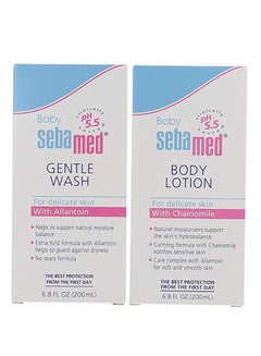 Buy Baby Gentle Wash And Baby Body Lotion in UAE