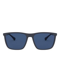 Buy Men's Rectangular Frame Sunglasses 0EA4150 in Saudi Arabia