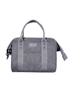 Buy Stylish, Lightweight Mini Grab And Go Baby Diaper Bag - Grey in UAE