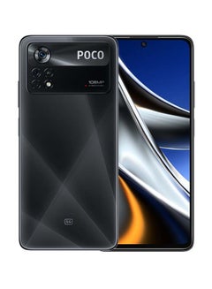 اشتري هاتف بوكو X4 برو ثنائي الشريحة ليزر أسود 8 جيجابايت رام وسعة داخلية 256 جيجابايت يدعم 5G - الإصدار العالمي في الامارات