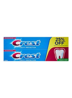 Buy Cavity Protection Fresh Mint Toothpaste Pack of 2 125ml in UAE