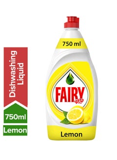 Buy Lemon Dishwashing Liquid Soap 750ml in UAE