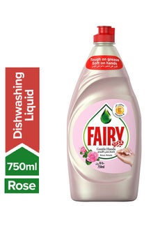 Buy Rose Petals Dishwashing Liquid 750ml in UAE