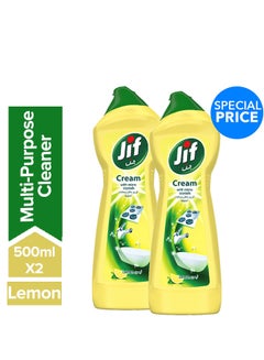 Buy Cream Cleaner Lemon Pack Of 2 500ml in UAE