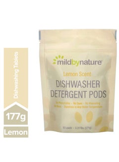 Buy Lemon Scent Automatic Dishwashing Detergent Pods 177grams in UAE