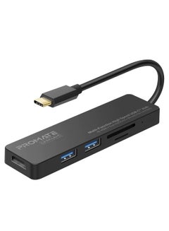 Buy Multi-Function USB Type-C Hub Black in Saudi Arabia