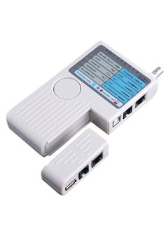 Buy 4-in-1 Remote RJ11 RJ45 USB BNC LAN Network Phone Cable Tester Meter Device Machine White in Saudi Arabia