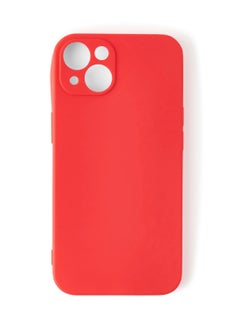 Buy iPhone 13 Mini Protective Matte TPU Case  cover Red in Saudi Arabia