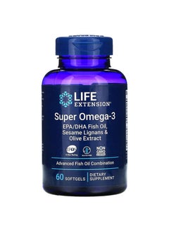 Buy Omega Foundations Super Omega-3 Dietary Supplements - 60 Softgels in Saudi Arabia
