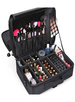 اشتري Multistorage Professional Makeup Bag Black في السعودية