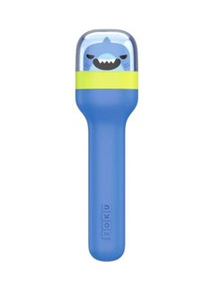 اشتري 4-Piece Shark Pocket Utensil Set Blue 4.6x2.8x17cm في الامارات