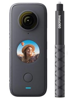 اشتري ONE X2 Bundle - ONE X2 360 Degree Action Camera + Selfie Stick For One R, One X, One Evo Action Camera في الامارات